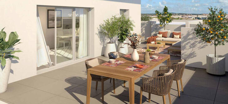 Programme immobilier Montpellier en lisière du parc de la Grande Lironde Montpellier