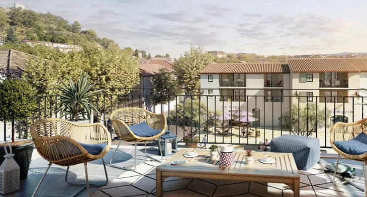 Programme immobilier neuf à vendre – Rognes en plein centre du village