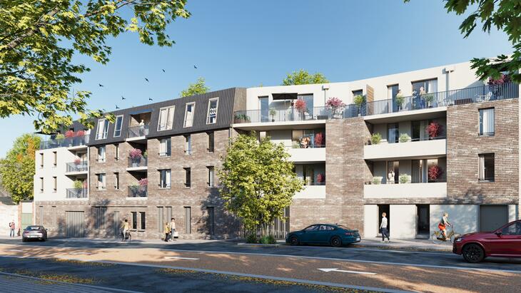 Appartement neuf à vendre – Déville-lès-Rouen quartier des Docks à 5 min du centre
