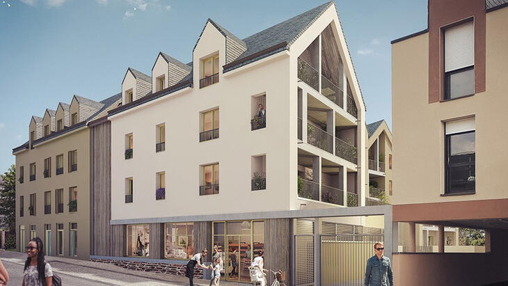 Programme neuf L'Hermitage à 350 m de la gare TER