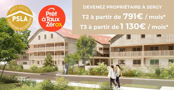 Appartement neuf à Sergy