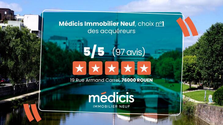 Programme immobilier Rouen rive droite écoquartier Flaubert proche tram Rouen