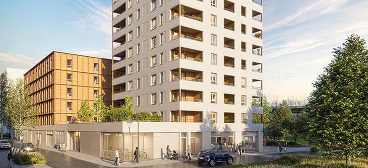 Programme immobilier Renne Saint-Jacques-de-la-Lande, quartier de La Courrouze Saint-Jacques-de-la-Lande
