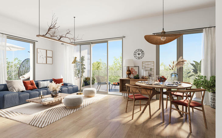 Programme immobilier neuf à vendre – Tinqueux à 10 min du centre-ville de Reims