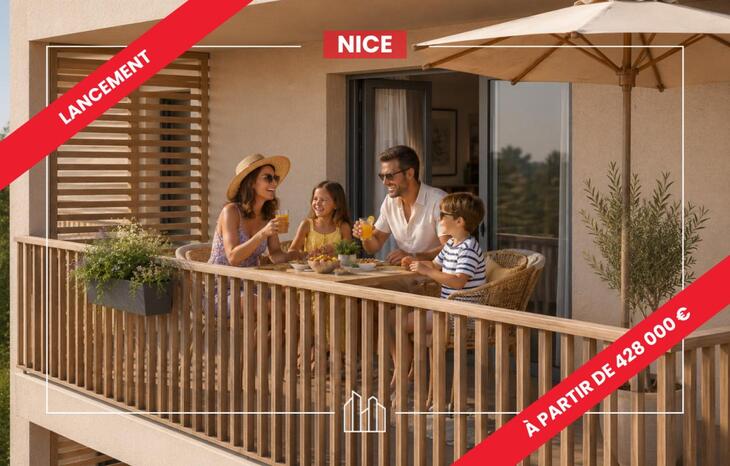 Programme neuf AU CŒUR DE NICE NORD, VIVEZ DANS UNE RÉSIDENCE INTIMISTE À QUELQUES MINUTES DES