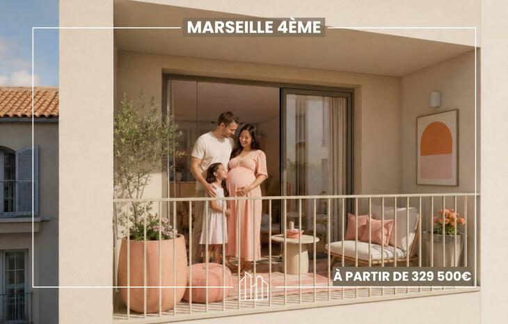 Appartement neuf à Marseille 4e
