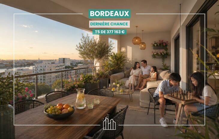 Appartement neuf à Bordeaux