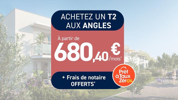 Appartement neuf aux Angles