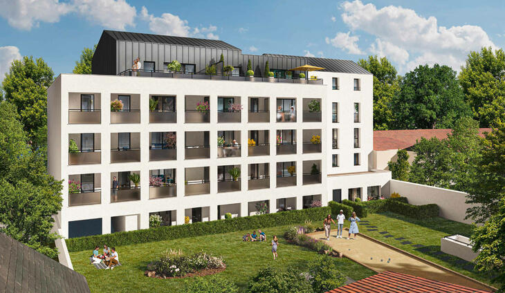 Programme neuf Nantes à proximité du parc de la Mitrie