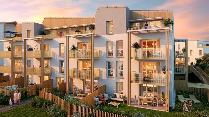 Programme immobilier neuf à vendre – Nouveau Au Coeur du Quartier de Penhoat