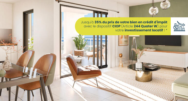 Programme immobilier neuf à vendre – Saint-Pierre à 500m du port de plaisance et du lagon
