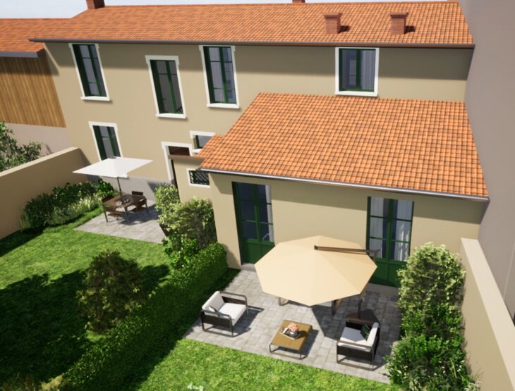 Maison neuve à vendre – Villa Jardin