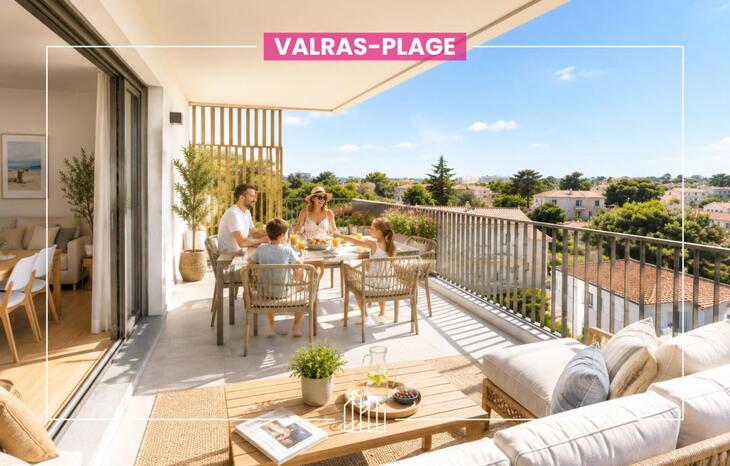 Programme immobilier neuf à vendre – RÉSIDENCE MERIDA - PROX PLAGE