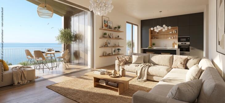 Programme immobilier Berre-l'Étang écoquartier proche des bords de l'Etang Berre-l'Étang