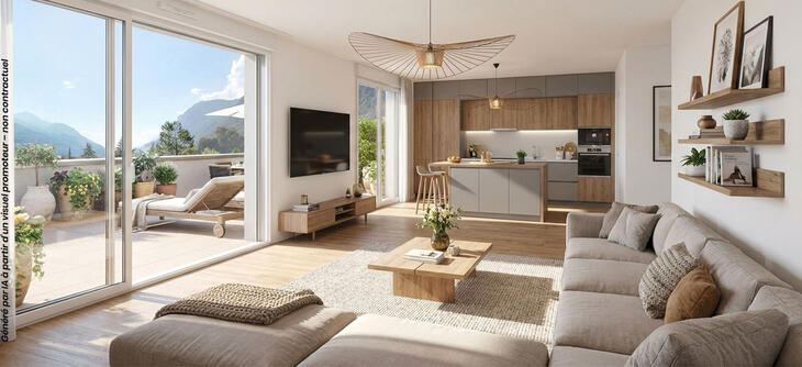 Programme immobilier Lumbin entre les massifs de la Chartreuse et Belledonne Lumbin