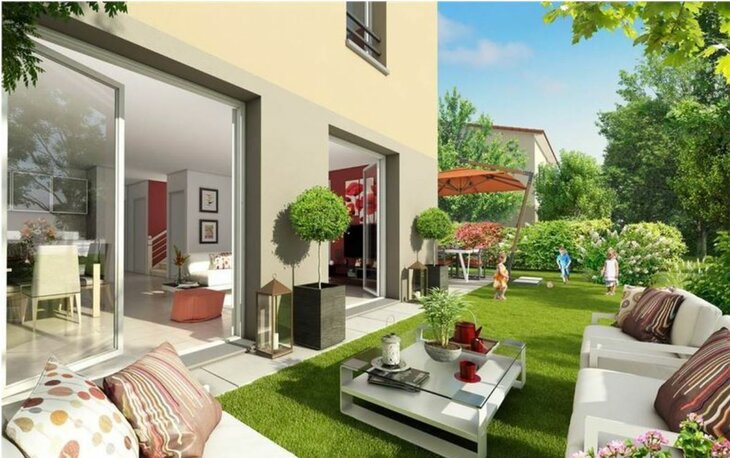 Programme immobilier neuf à vendre – T3 de 69m2 et sa considerable terrasse/jardin de 54m2
