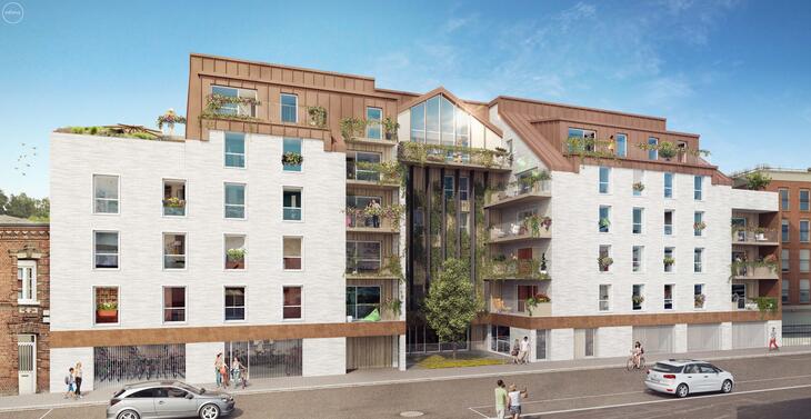 Programme immobilier Rouen à 10 min à pied du métro Joffre-Mutualité Rouen