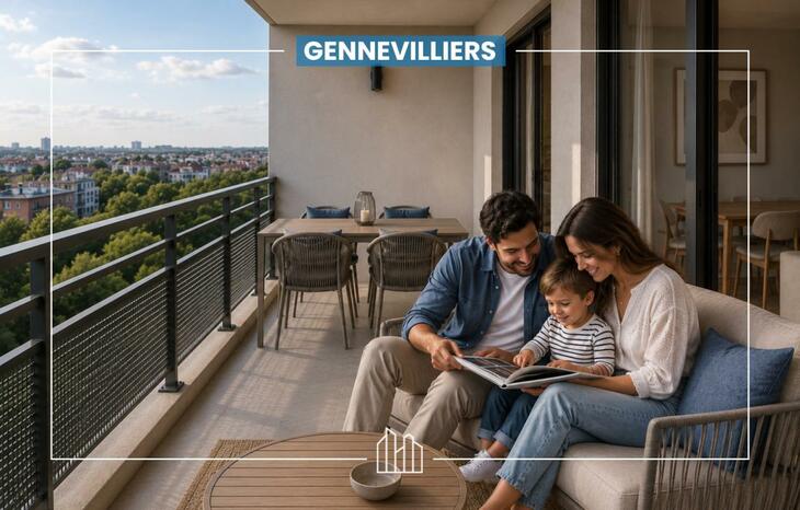 Programme immobilier neuf à vendre – T4 FAMILIAL À GENNEVILIERS - PROX TRANSPORTS