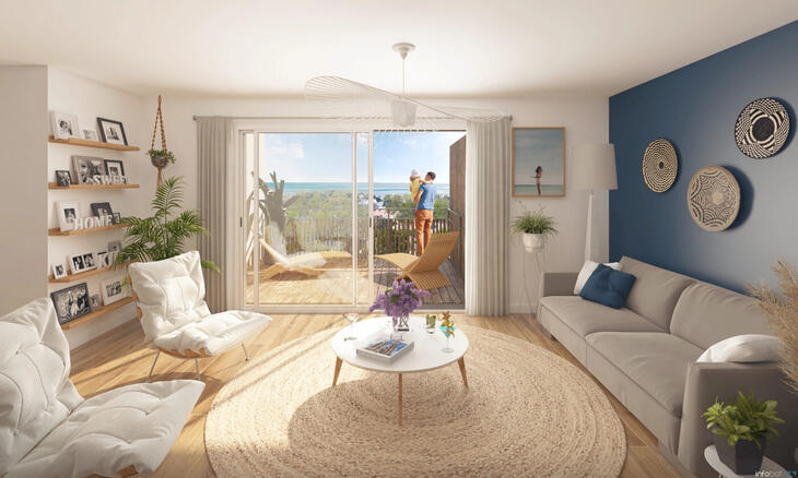 Appartement neuf à vendre – Saint-Marc-sur-Mer au coeur de ville proche plages