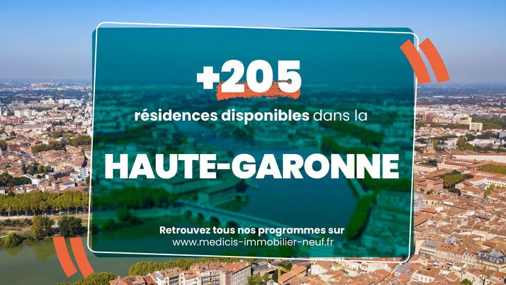Programme immobilier Aucamville à 10 min en voiture du métro et du centre commercial Aucamville