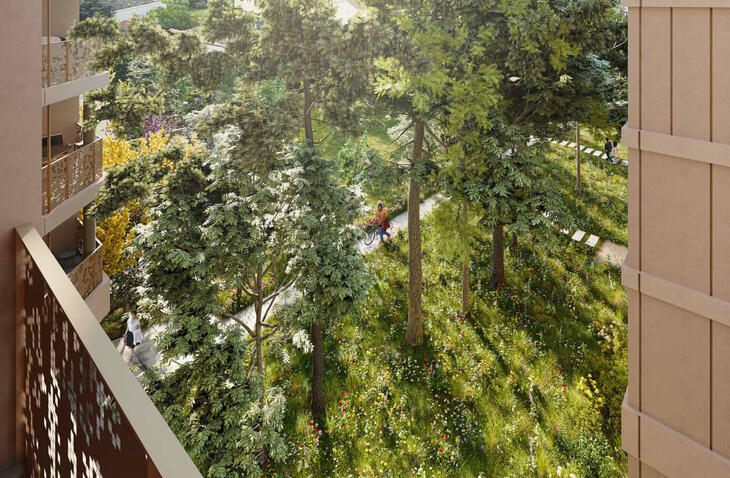 Programme immobilier Bron quartier de la Clairière proche tramway T2 Bron