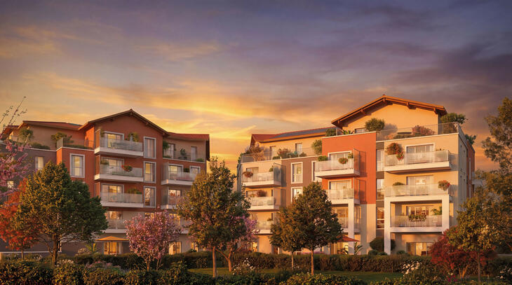 Programme immobilier Les Jardins Calista Meyzieu