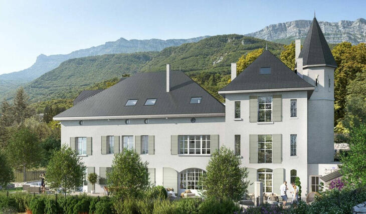 Programme immobilier Claix réhabilitation maison de maître le long du Drac Claix