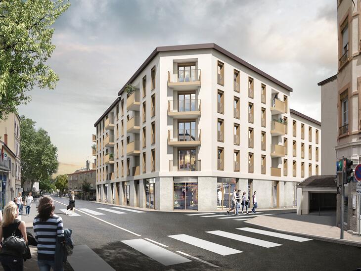 Programme immobilier Faubourg Valmy Lyon 9e