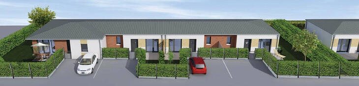 Maison neuve à vendre – Bellengreville Maisons de plain-pied avec jardins