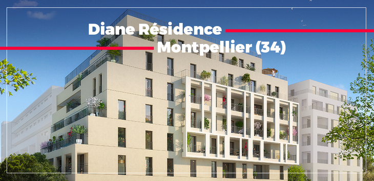 Programme immobilier Diane Résidence Montpellier