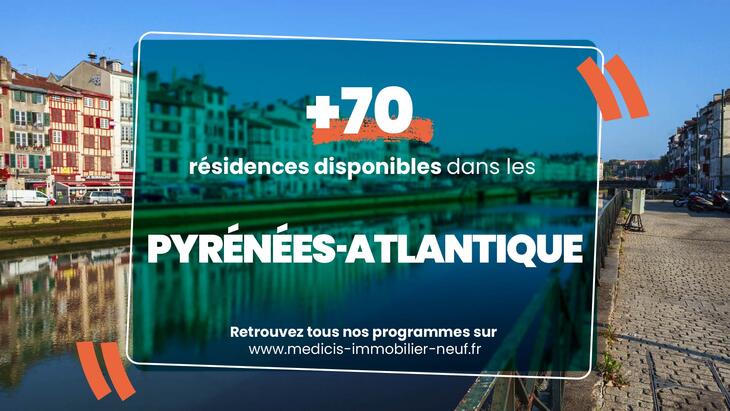 Programme immobilier Hendaye à 5 minutes en voiture de la plage les deux-jumeaux Hendaye