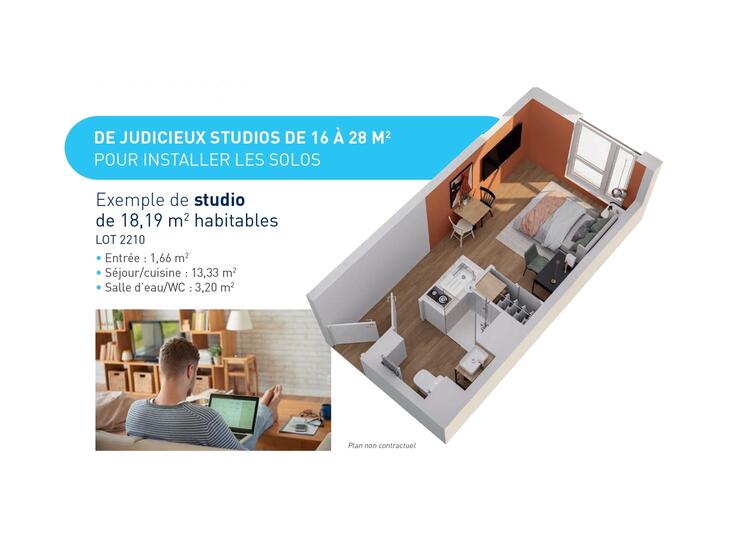 Programme immobilier CENSITY - LMNP Jeunes Actifs Nantes
