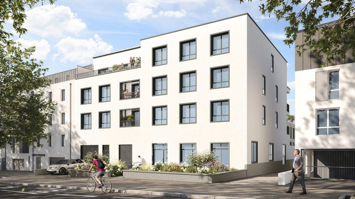 Programme immobilier Nantes face au Parc de Procé proche commerces Nantes