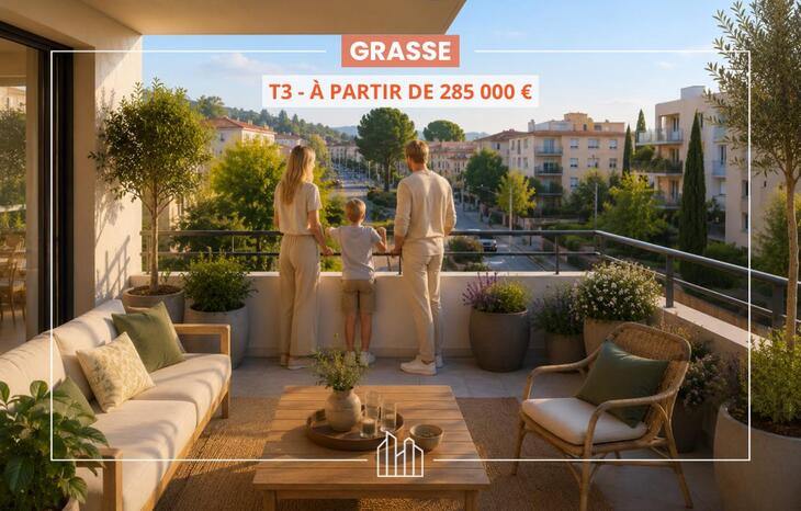 Programme immobilier neuf à vendre – LE CLOS MADELEINE - GARE DE GRASSE