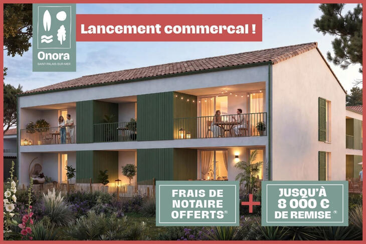 Appartement neuf à Saint-Palais-sur-Mer