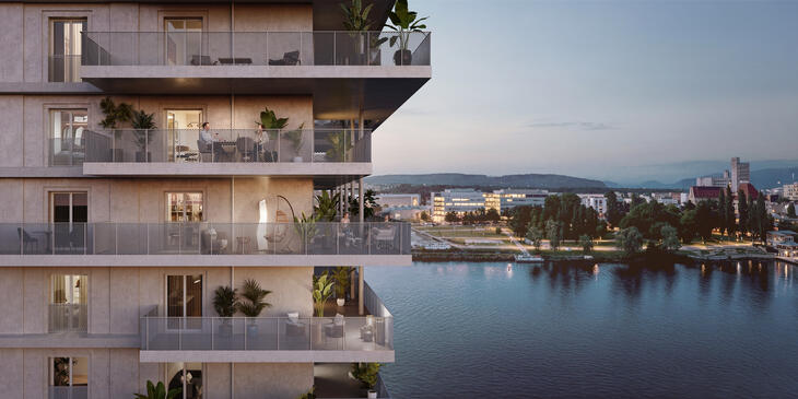 Programme immobilier Les Jetees - Segel et Heaven Huningue