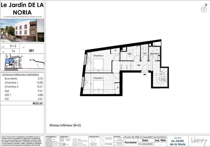 Programme immobilier neuf à vendre – Incroyable Duplex de 105m2 avec sa terrasse de 117m2